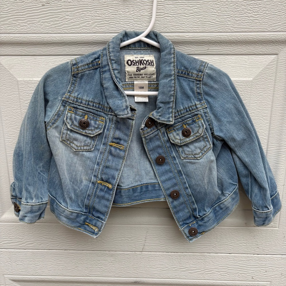 OshKosh B'gosh Light Blue Denim Jacket for 18m